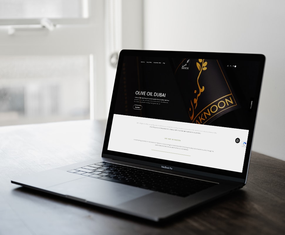 maknoon's landing page